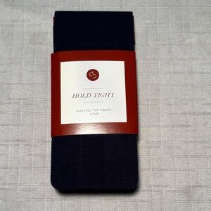dressbarn Navy Control Top Tights